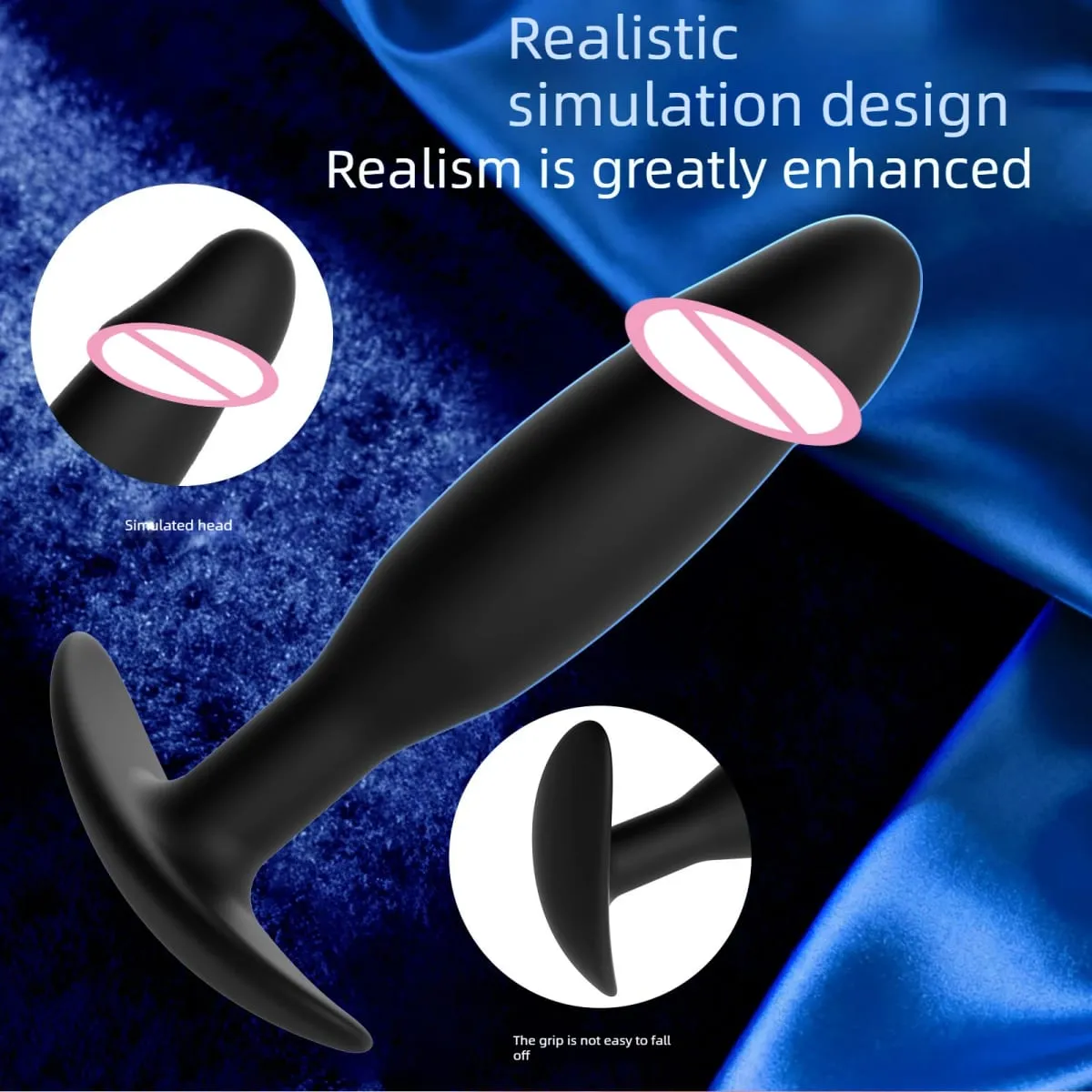 1 Piece Silicone Anal Plug Anal Dilator Soft Butt Plug for Men Women and Couples Sex Toys for Men and Women — image 4
