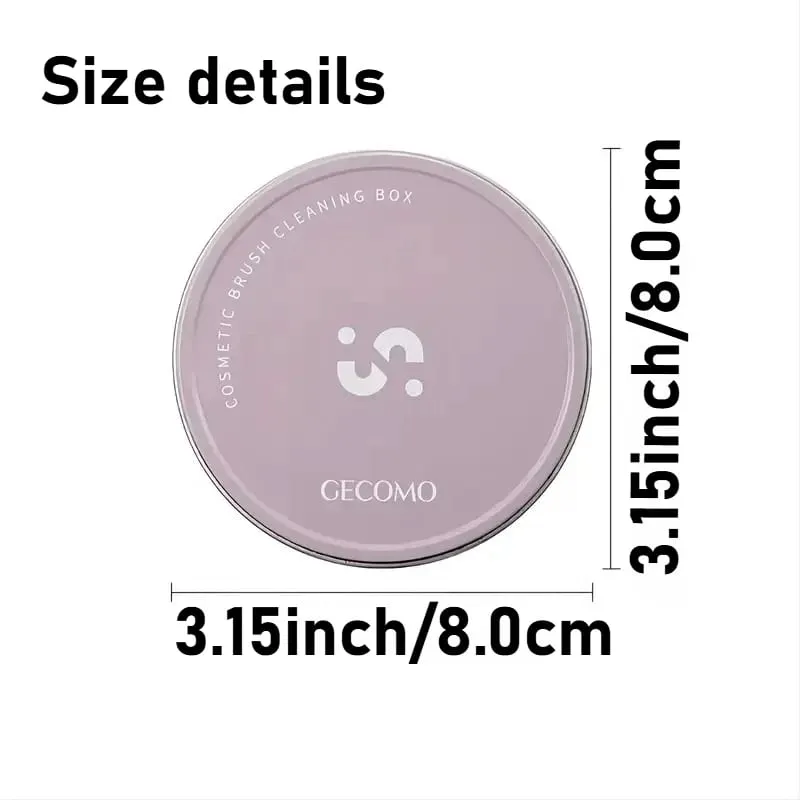 Makeup Brush Cleaner Color Removal Cleaner Sponge Quickly Easily Clean Makeup Brushes Powder Without Water Chemical Solutions