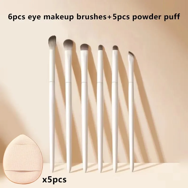 5/6/8/10pcs Makeup Brushes Set Professional Soft Eye Makeup Brushes Contouring Eyeshadow Eyeliner Eye Detail Brush Makeup Tools