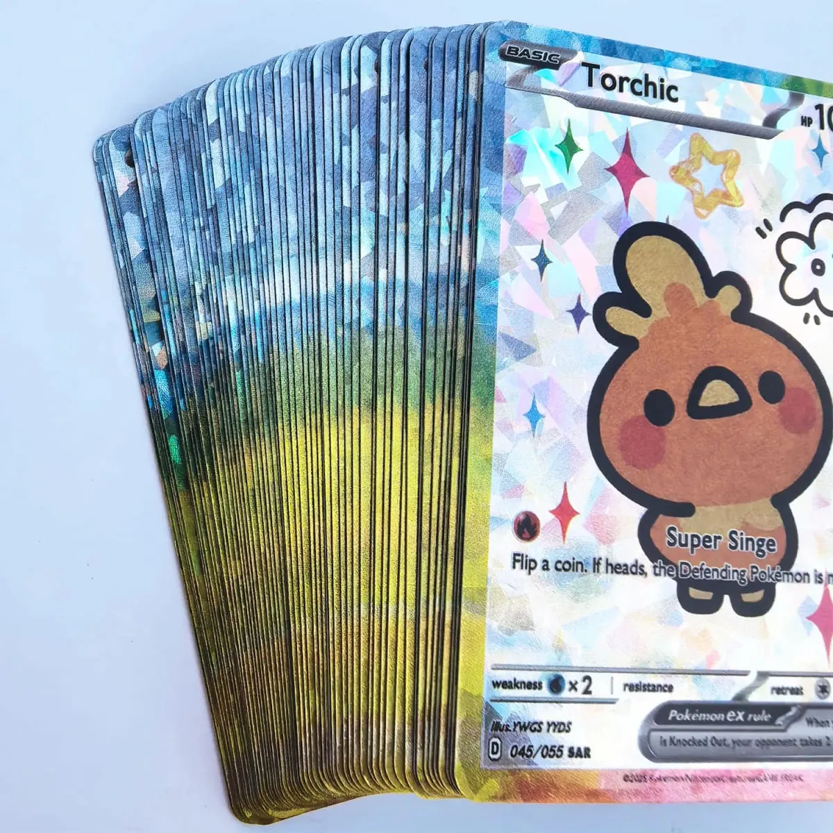 Shiny 55Pcs Cute DIY Card Pokemon Holographic Anime Version Classical Collection Cards Gengar Charizard