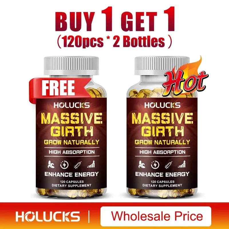 Men's Health Supplement Capsules Enhances Performance & Energy for Stamina Muscle Strength Booster