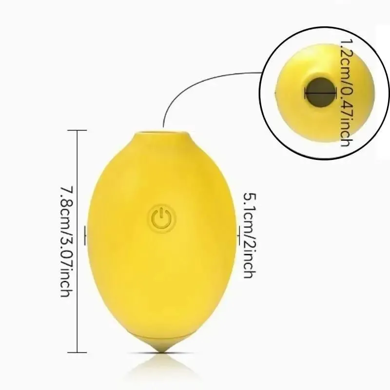 1Set Vakum Kuat Menghisap Lemon Vibrator Oral Nipple Stimulator untuk Wanita Wanita Blowjob Sucker Massager Melancap Mainan Seks — image 6