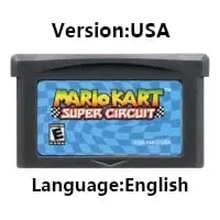 GBA Video Game Cartridge Console Card dDonkey Kong Mario Wario Series Kart Party for GBASP