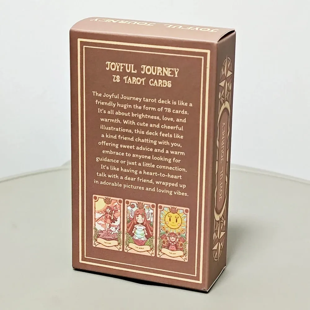 10.3*6cm Joyful Journey Tarot Rider-waite System Cartoon Cute Tarot Deck 79 Pcs Cards (includes 1 Special Card)