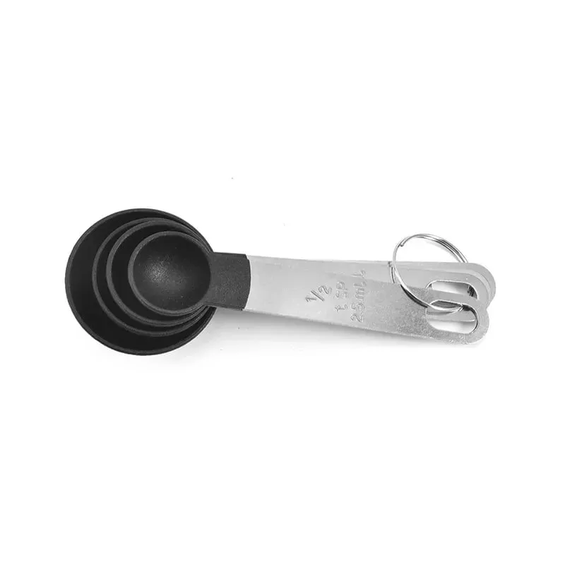 4/8PCS/Set Plastic Multi Purpose Measuring Cup Measuring Spoon Stainless Steel Handle With Graduated Measuring Baking Tools