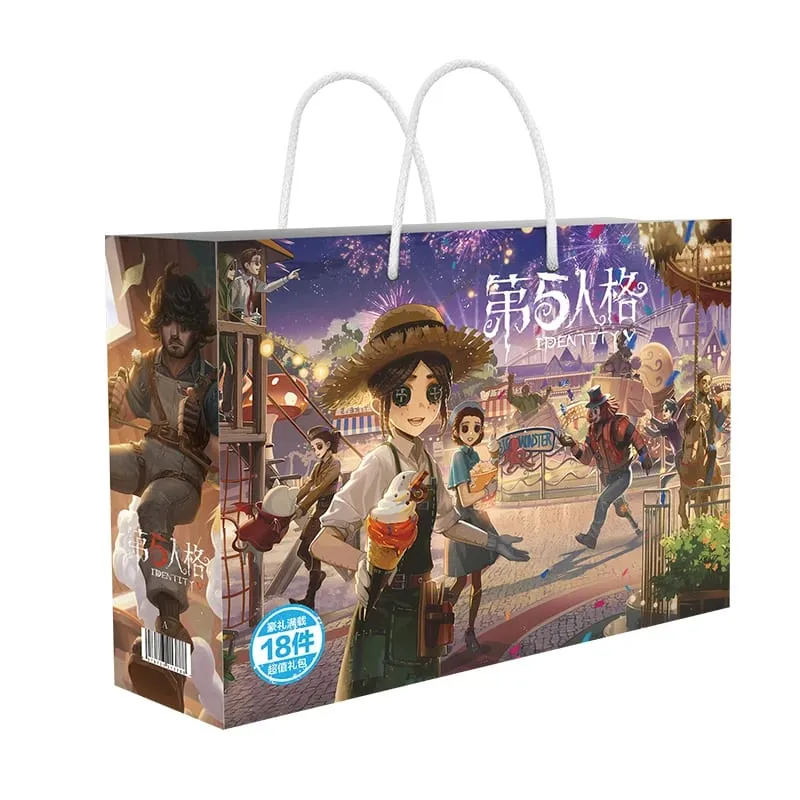 Anime Lucky Gift Bag Bungou Stray Dogs Haikyuu Collection Toy Include Postcard Poster Bookmark Lomo Cards Genshin Impact Figure
