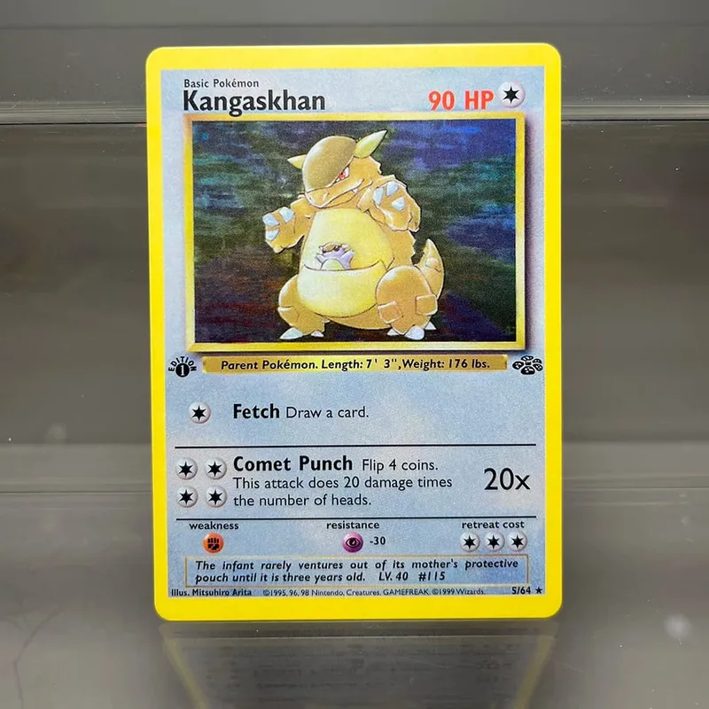 PKM Proxy Cards Jungle Classic 1996 1st Edition Gyarados Magneton Cards Collection PTCG Jolteon Foil Card (NG)