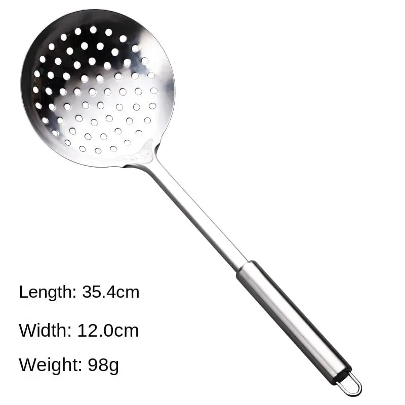 Durable Stainless Steel Wok Spatula Long Handle Kitchen Gadgets Kitchen Cooking Utensil Set Rice Spoon Ladle Cooking Tools