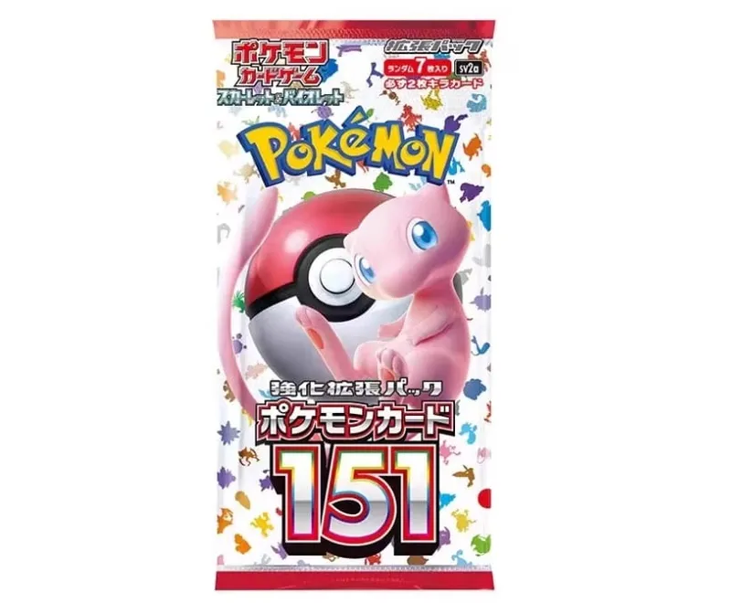 Pokemon Cards Genuine Original Trading PTCG Games Japanese Version Zhu&Purple Series Collection Strange Tree 151 SV4A Child Gift