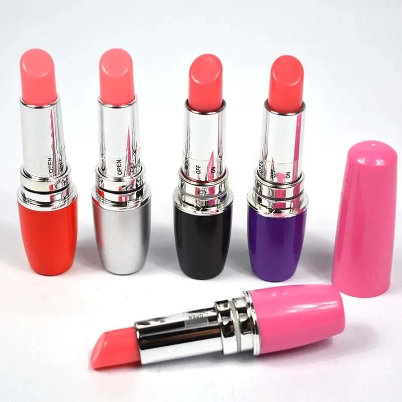 Lipstick Vibrator Mini Bullet Clitoral Stimulator Silent Waterproof Clitoris Stimulator Sex Toy for Women G-Spot Adult Portable