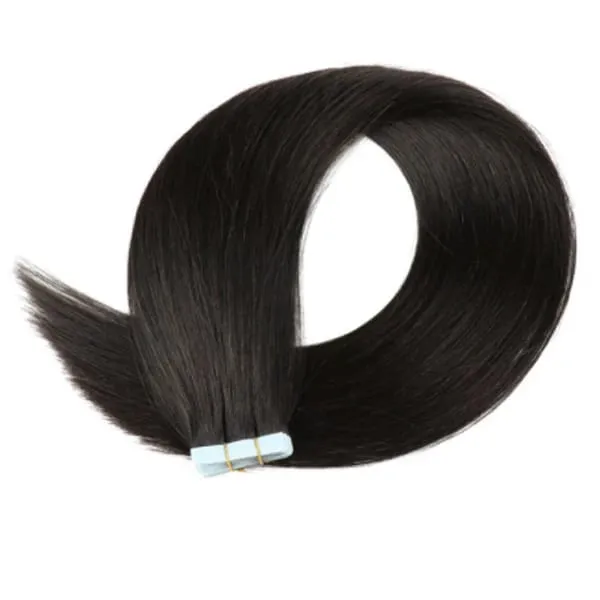 Tape In Human Hair Extensions Remy Virgin Hair Adhesive PU Straight Hai Extensions Skin Weft #60 Blonde 28 30INCH Hair For Women