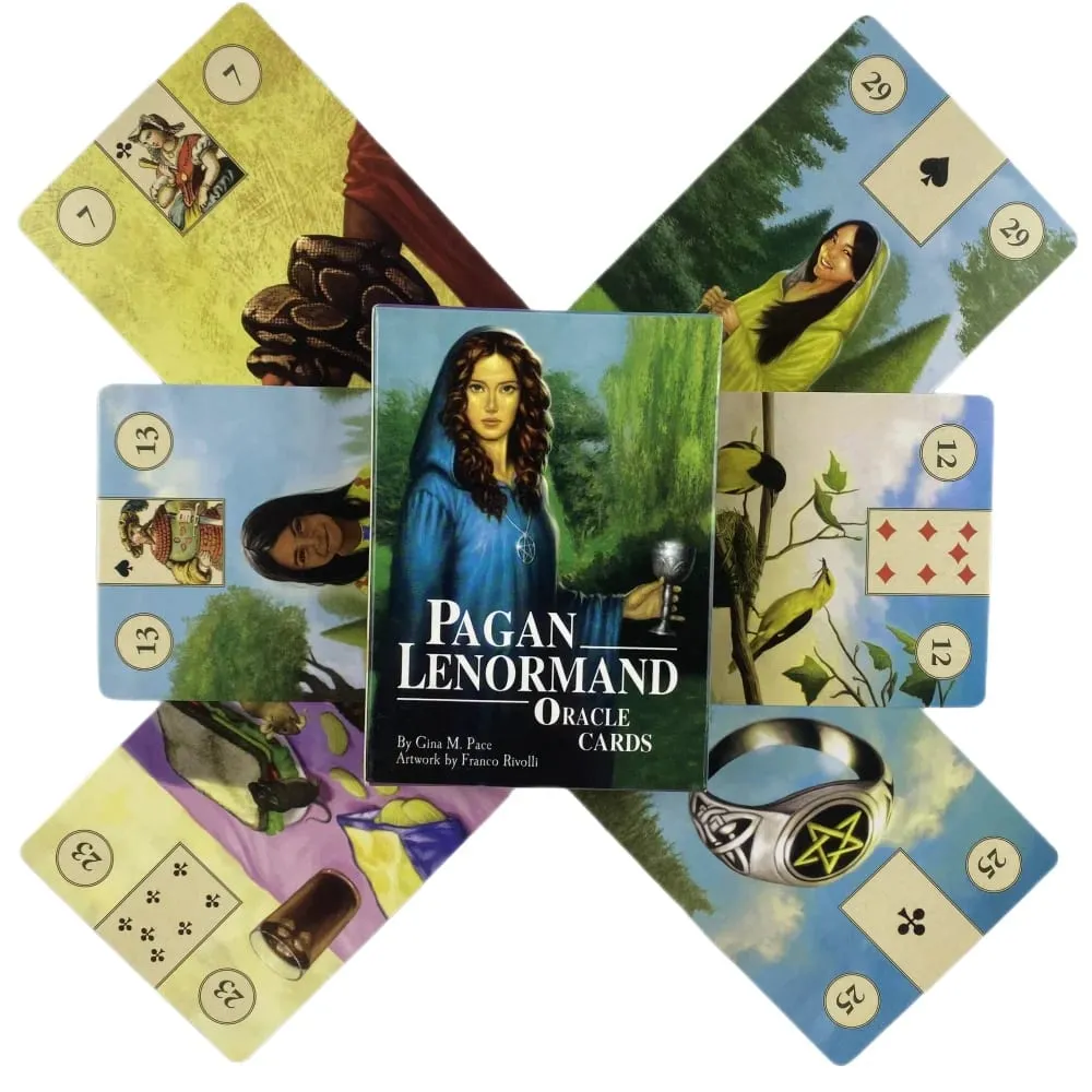 Pagan Lenormand Oracle Cards English Version Mysterious Tarot Deck Divination Fate Party Entertainment — image 2