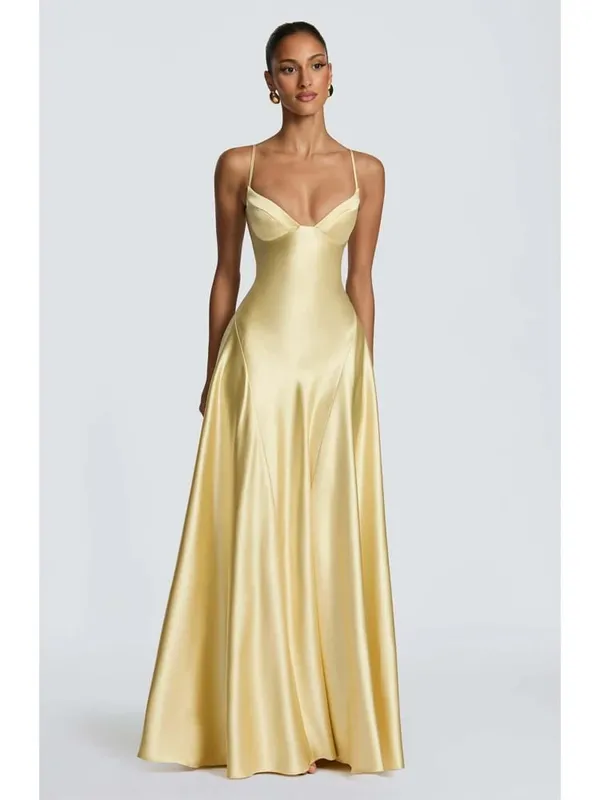 Women Fashion Solid Pleated Halter Dress Waist-cinching Sleeveless Backless Split Maxi Dresses 2026 Sexy Summer Lady Party Gowns