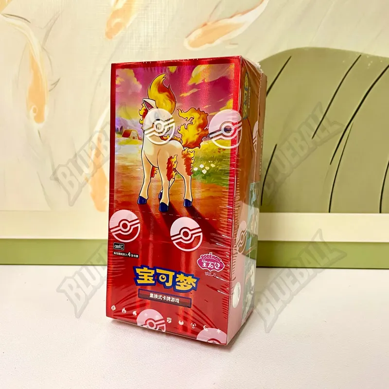 Original pokemon Scarlet Violet Gem Pack Vol6 Thin Box TCG Collectible Battle Trading Cards Simplified Chinese Version Toys Gift