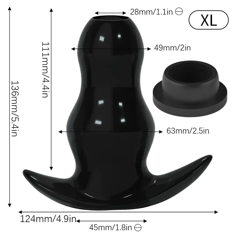 5 Sizes Hollow Anal Plug/Dilator/Dildo Soft Speculum Prostate Massager Butt Plug Set Intimate/Enema Sex Toys For Women Men Gay — image 10