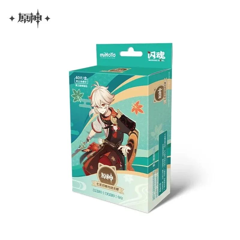 Original Genshin Impact Card Genius Invokation TCG Battle Card Hu Tao Raiden Shogun Anime Character Collection Card Kid Toy Gift
