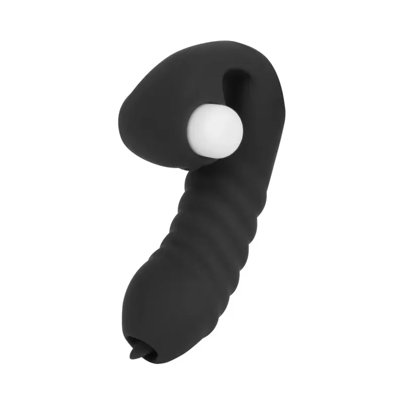 Finger Sleeve Vibrator Female Masturbator Clitoris Stimulate Tongue Licking Vagina Massager Erotic Sex Toys For Women Products
