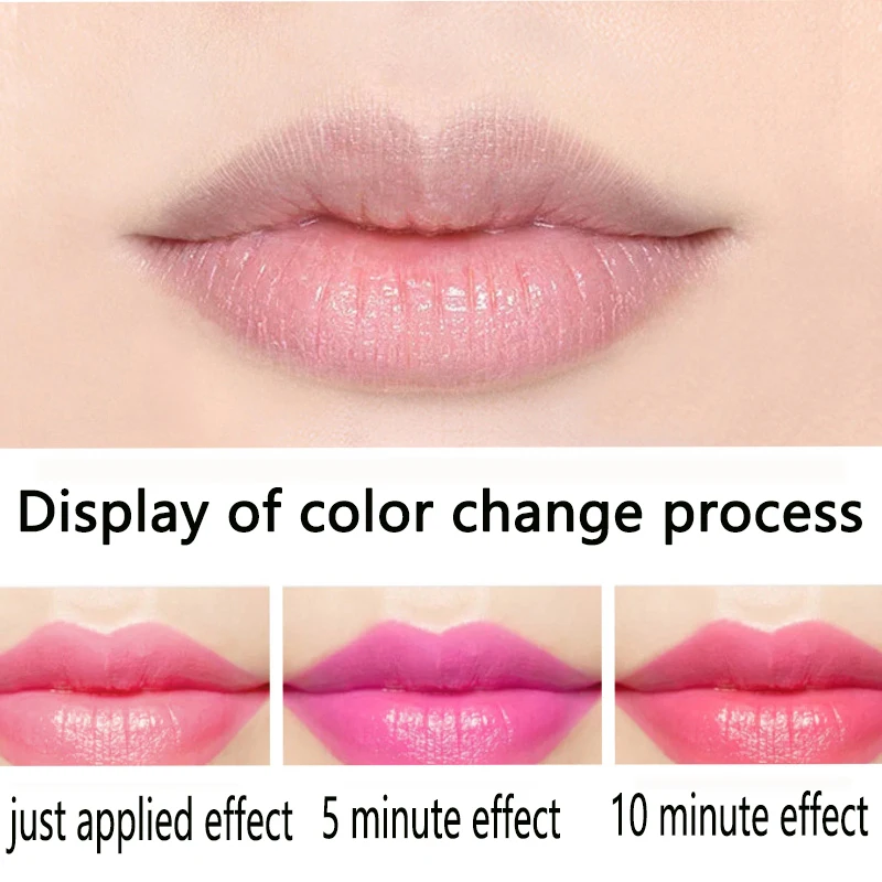 1pcs Aloe Vera Moisturizing Lipstick Lasting Nutritional Repair Lipsticks Anti Drying Color Changing Waterproof Natural Lip Care