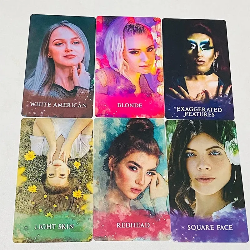 Who Is It Oracle Cards 78 Cards Divination Deck English Vision Edition Tarot Board Playing Game For Party