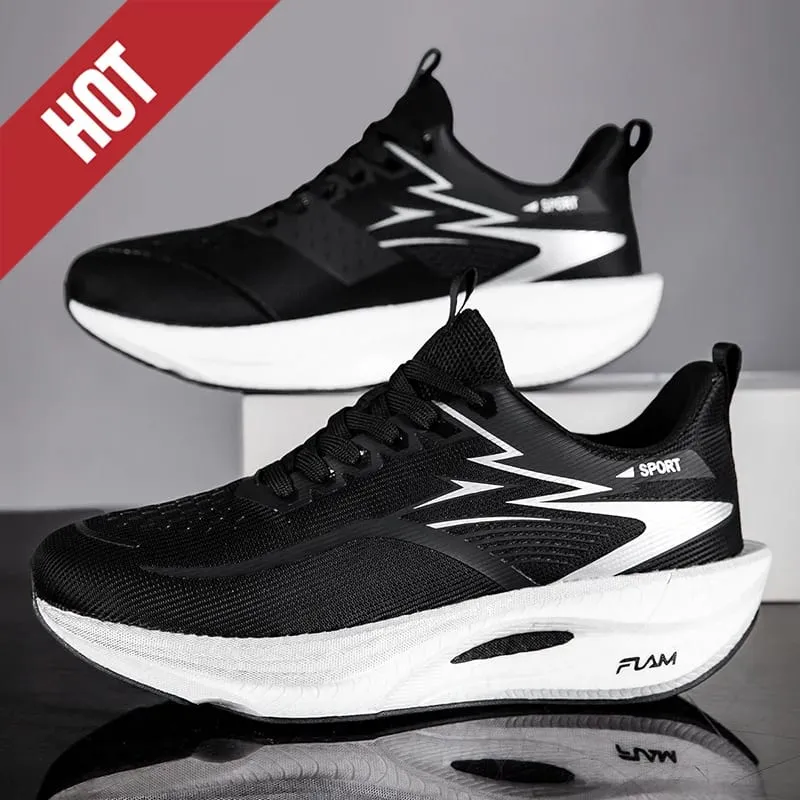 Running Shoes Carbon Board Speciality Marathon Men Sports Breathable Lightweight Women's Comfortable Athletic Nonskid Sneakers — image 11