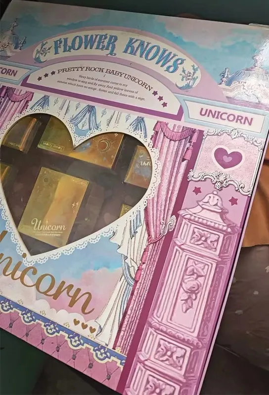 Flower knows a generation Unicorn Eyeshadow Lip Gloss Blush Complete Collection Set