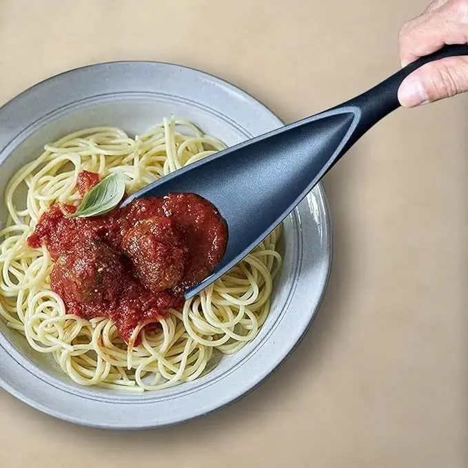 All-in-one silicone duckbill spatula heat-resistant cooking spoon salad server ice scoop and multi-functional spatula