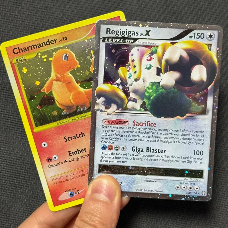 Proxy Cards Dragonite Legends Awakened Charmander Stormfront Gengar LV.X Rayquaza C Leafeon Majestic Dawn Blastoise Holo — image 3