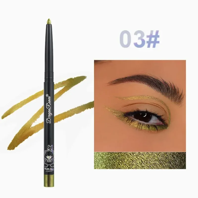 Chameleon Eyeliner Gel Pen Waterproof Chameleon Eyeshadow Pencil Long Wear MultiChrome Eyeliner Glitter Highlights Eye Makeup