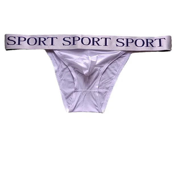 Sissy Men Ice Silk Soft Bugle Pouch Briefs Sexy Underwear Pouch Comfy Thin Breathable Low Rise Mini Briefs Lingerie