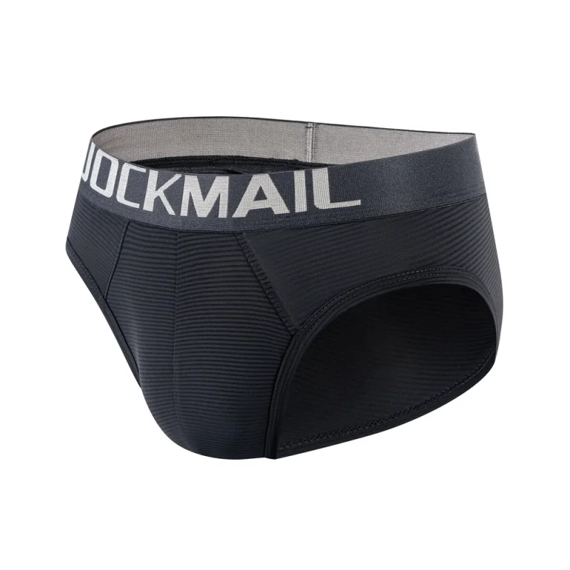 Herr Underkläder Shorts Sexig Lågformad Randig Bikini Athletic Supporters Kalsonger Sovkläder Nylon Snabbtorkande Andas