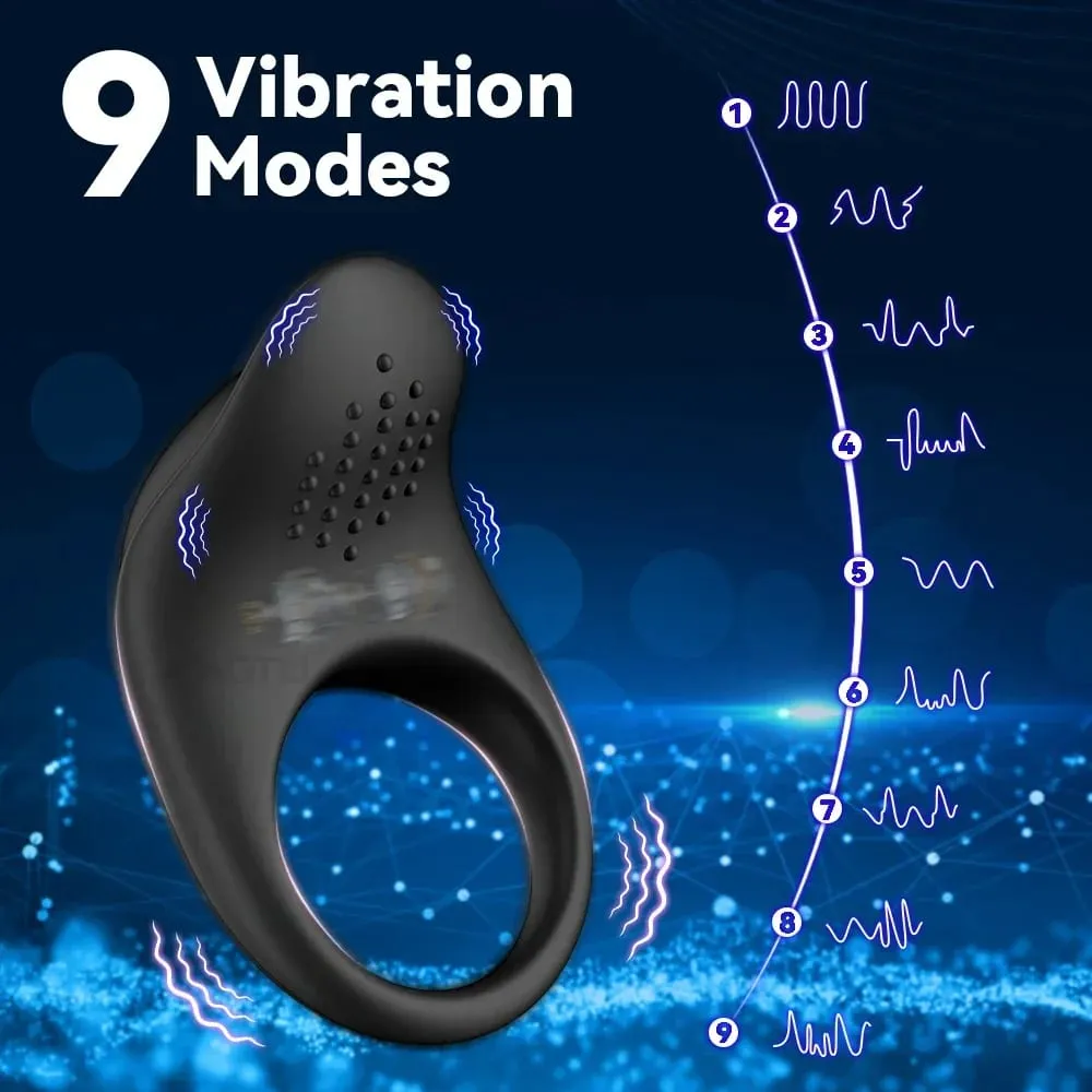 APP Control Vibrator Cock Ring for Men Delay Ejaculation Penis Ring Lock Penisring Cockring Adult Male Sex Toys for Men — image 3