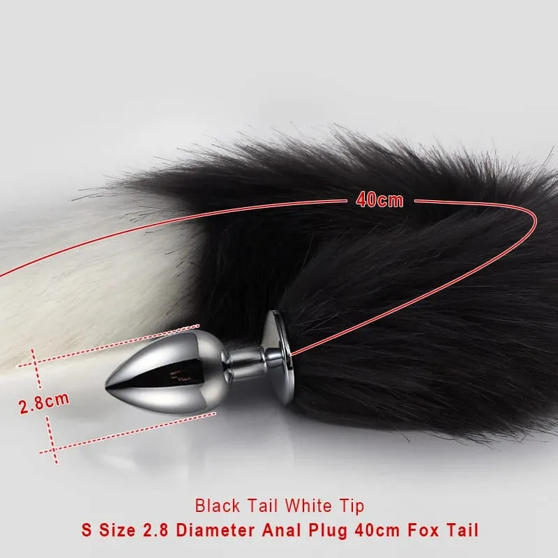 Sex Shop 5 dimensioni Butt Plug in metallo Fetish Coda di volpe Giocattoli intimi Bdsm Extender anale Dilatatore Prodotti Giochi erotici Articoli per adulti
