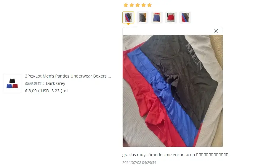3 Pcs/Lot Panti ng Panlalaking Panloob na Kasuotang Panloob Boxers Breathable Man Boxer Solid na Pantalon Kumportableng Panlalaking Brand na Shorts Itim na Asul na Panloob