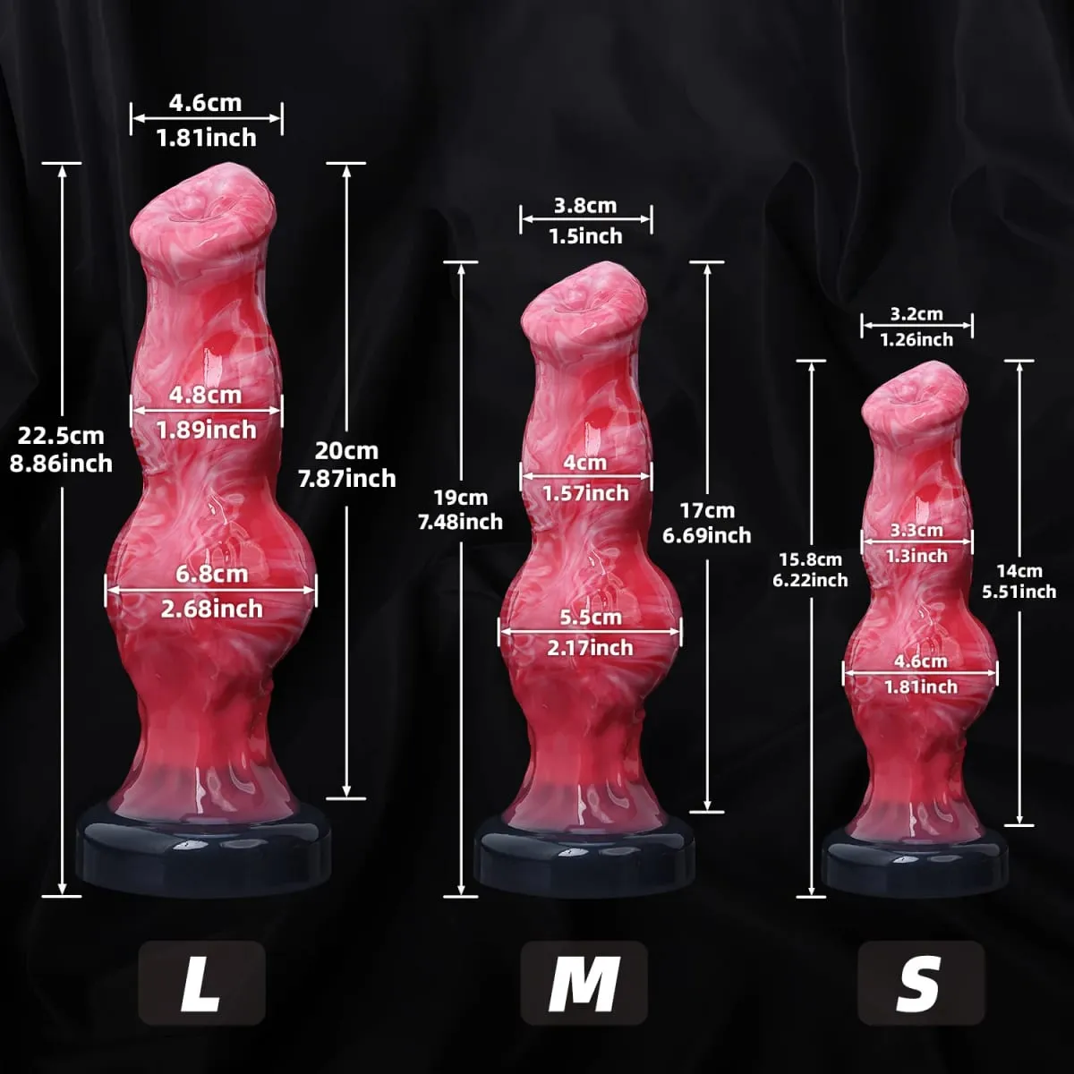 Soft Big Monster Dildo Dog Anal Plug Butt Plug Adult Sex Toy Animal Penis for Female Anal Stimulation Sexy Erotic Toy