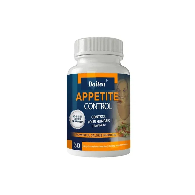 Daitea Capsule per il Controllo dell'Appetito - Chitosano Biologico con Vitamina C (90% DAC) Aumenta il Metabolismo Bruciando i Grassi Basso Contenuto di Grassi