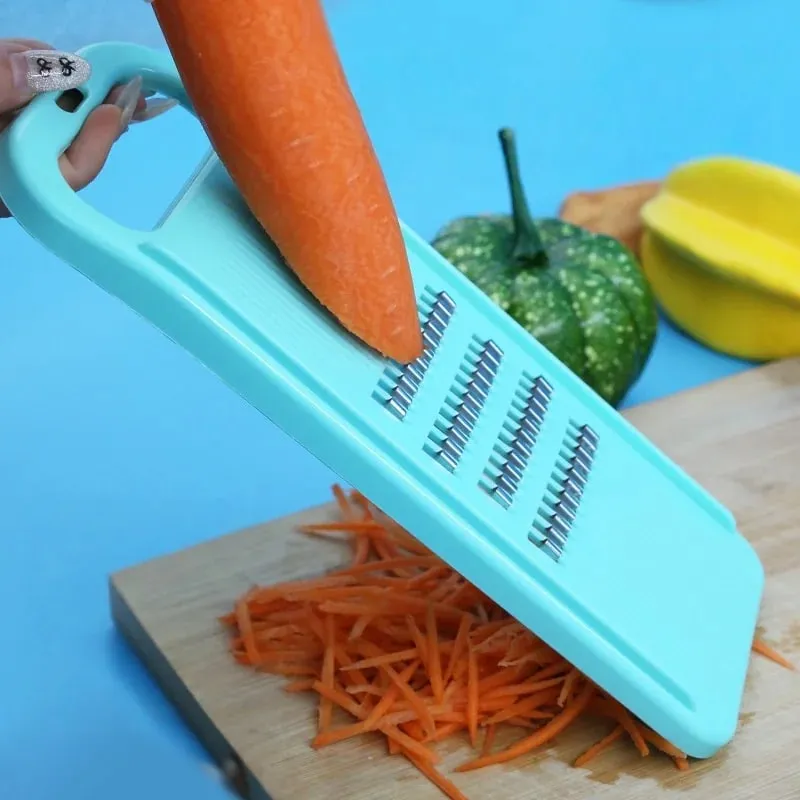 おろし金 野菜スライサー ニンジン 韓国キャベツ フードプロセッサー 手動カッター キッチンアクセサリー用品 家庭用便利なもの — image 1