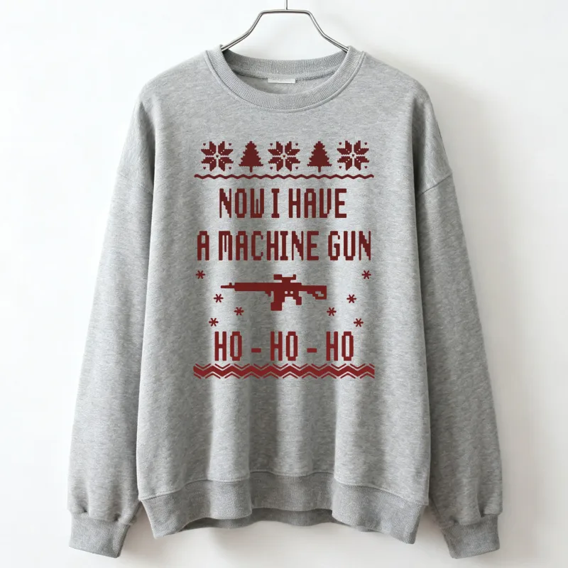 Artık Bir Makineli Tüfeğim Var Die Hard Mclane Naktomi Plaza Unisex Jumper Kazak Erkek Kadın Yeni Kapüşonlular ve Tişörtü Kazak