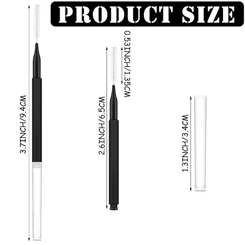 5/10/50PCS Mini Eyebrow Brush Brow Perm Brush Disposable Brow Lifting Brushes Bendable Micro Eyelash Brush Applicators Tools