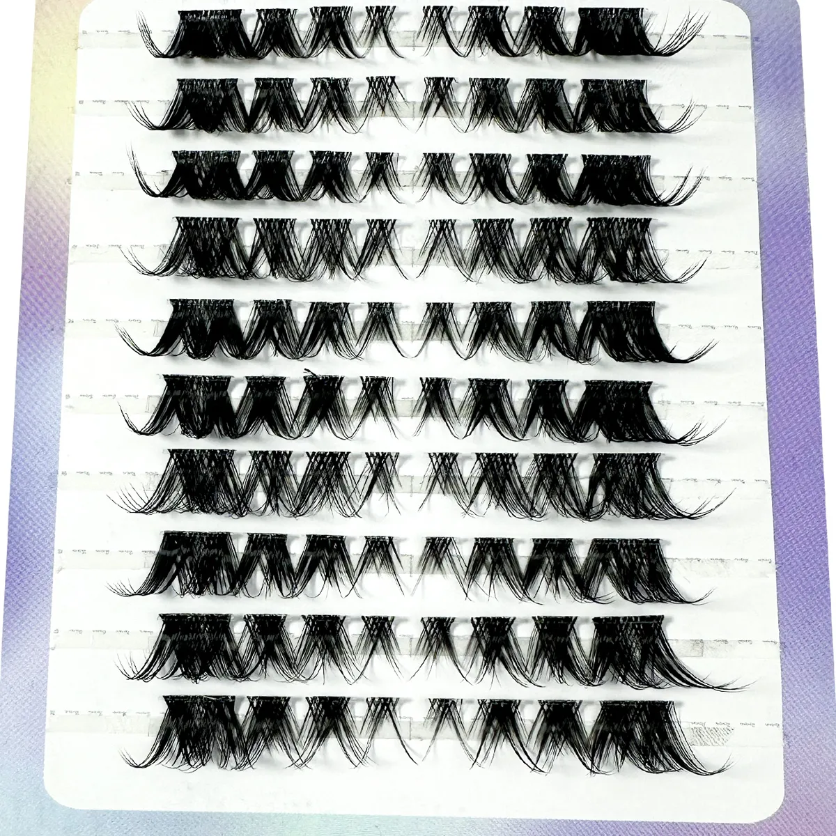 Transparent Stem False Eyelashes 3D Fluffy Single Cluster Eyelash Extension Segmented Natural Mink Fox Eye Effect Makeup Lashes — image 5