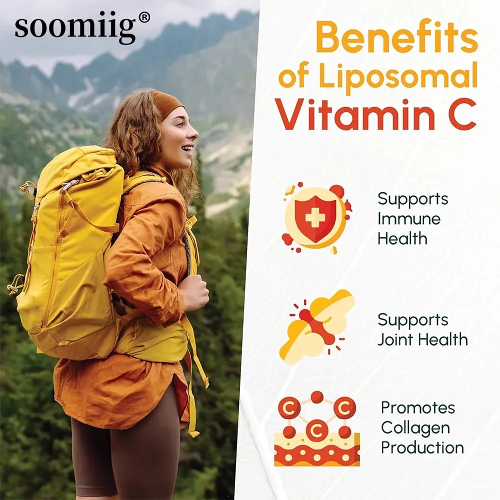 Vitamin C W/Rose Hips & Acerola | 1000mg | Two-Stage Timed-Release Healthy Immune Function Skin Hair & Nails Support | Non-GMO — image 3