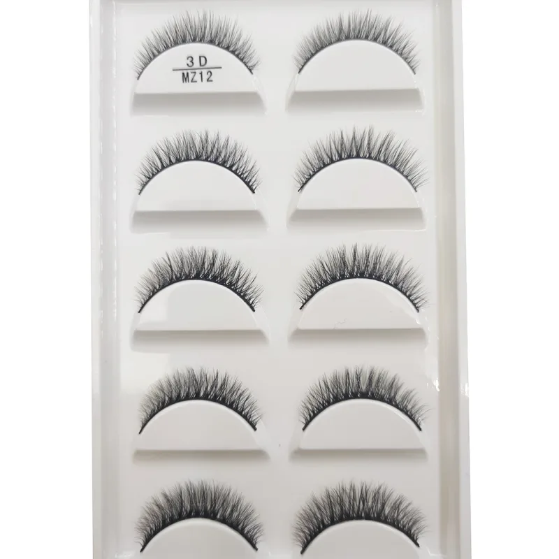New 28 Style 5 Pairs Natural Mink False Eyelashes Makeup Eyelash Extension Fake Eye Lashes Faux Cils Make Up Beauty Cilios — image 14