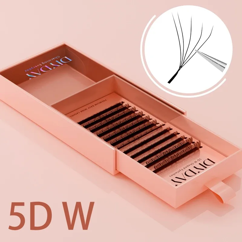 W Shape Eyelashes Extensions W Shaped Bloom 3d 4d 5d 6d 7d 8d Eye Lashes Natural Soft Premade Fan Lash Extensions