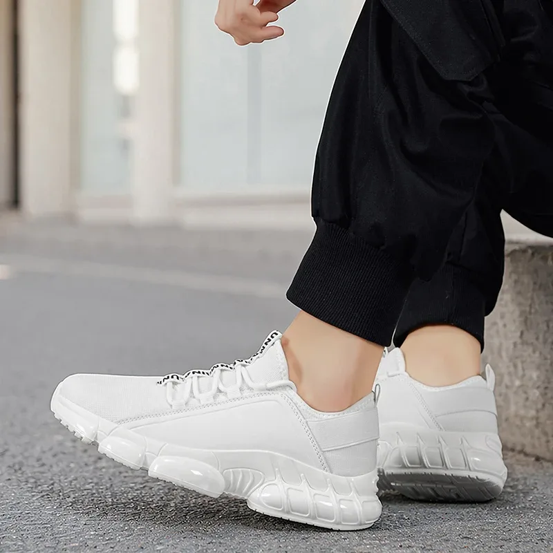 Męskie codzienne tenisówki z doskonałą przyczepnością Wygodne wnętrze Casualowa cholewka w stylu outdoorowym Odpowiednie do aktywności w pomieszczeniach Ou