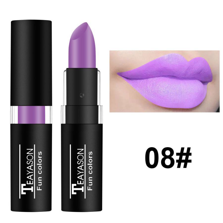 12 Color Waterproof Lasting Sexy Red Lipstick Matte Lipstick Cosmetics Lip Gloss Waterproof Long-lasting