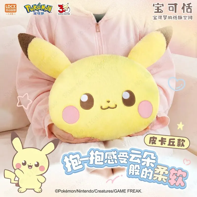New Pokemon Pikachu Piplup 40cm Large Stuffed Plush Doll Cute Soft Cushion Pillow Home Decoration Collectible Toy Birthday Gift