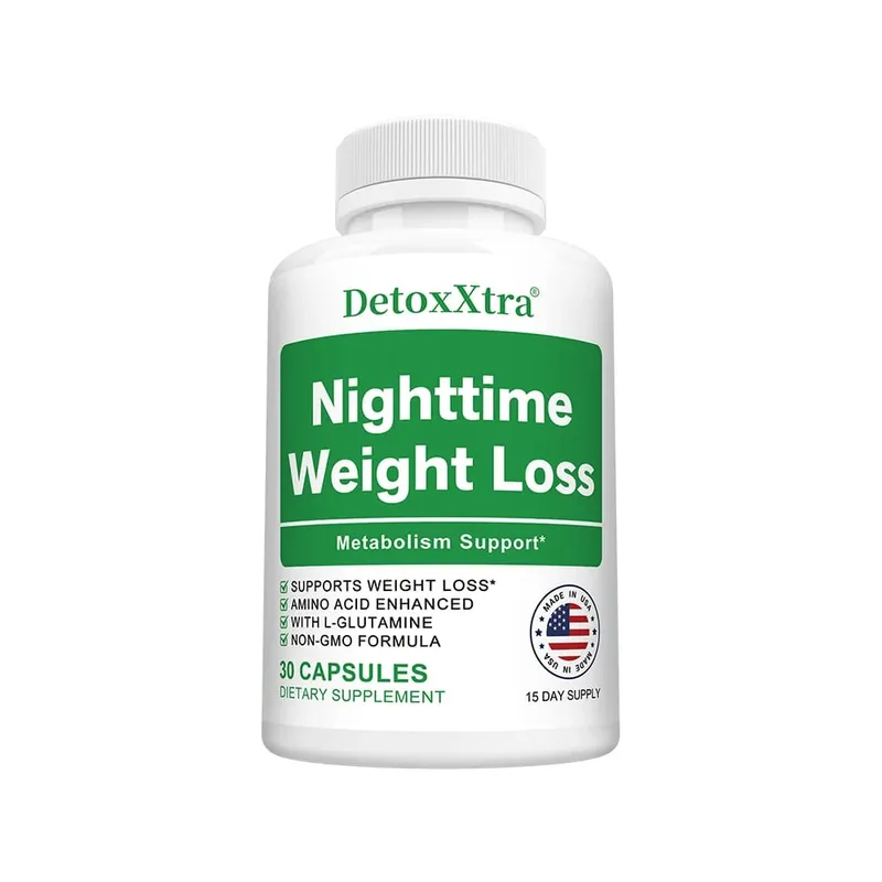 Nighttime Fat Burner Capsules Muscle Recovery Appetite Suppressant Metabolism Booster Relaxation & Restful Sleep Support