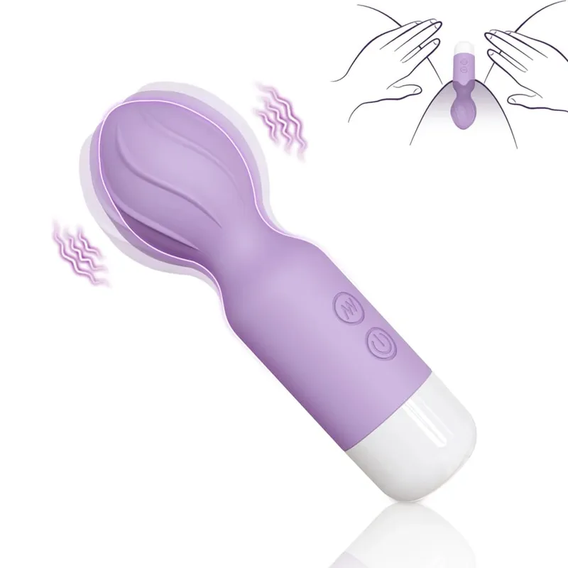 Mini AV Vibrator Female G Spot Vibration Vagina Anal Clitoris Vibrating Stimulator Dildo Vibrator Shop Adult Sex Toys for Women