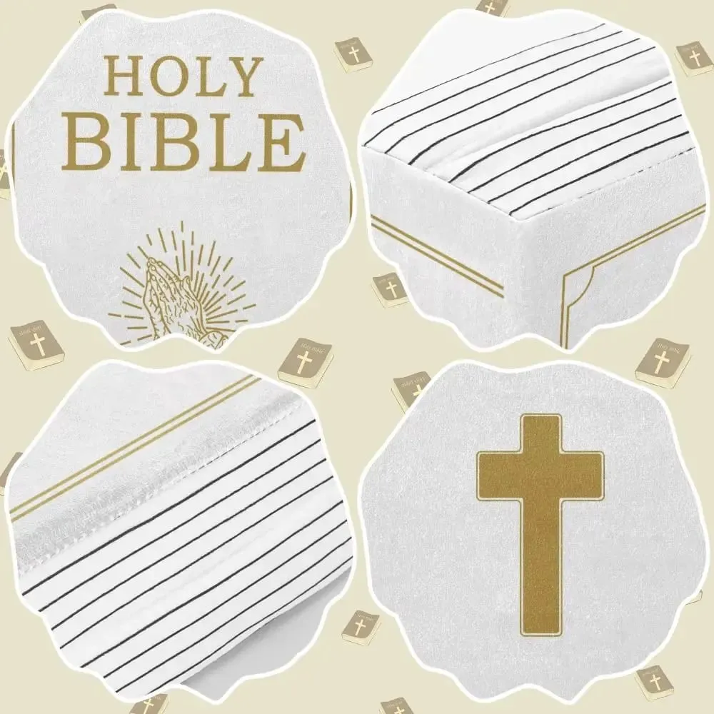Living Room Realistic Looking Bible Pillow Plush Toy Sofa Cushion Bible Throw Pillow Cutest Home Decor Bible Cushion Bedroom