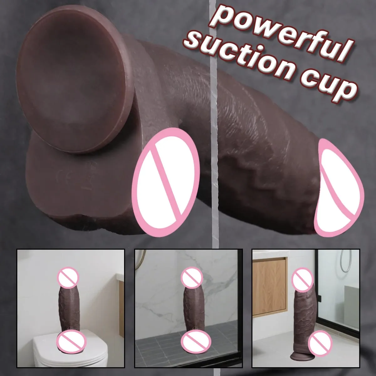 Realistic XXL Thick Penis Soft Silicone Dildo For Women Vaginal Masturbation Suction Cup Dick Woman Anal Adult Sex Toys Dildos