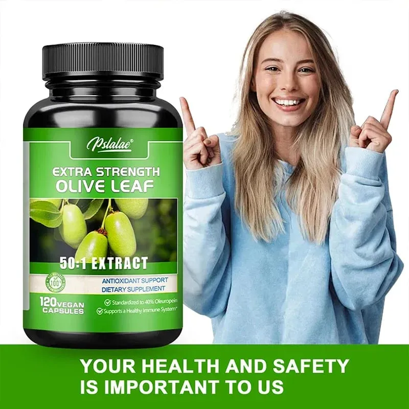Olive Leaf Capsules - Antioxidant Improves Skin Condition Improves Blood Circulation Promotes Heart and Cardiovascular Health — image 4